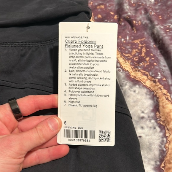 Lululemon Cupro Relaxed Foldover Yoga Pant - Picture 5 of 6